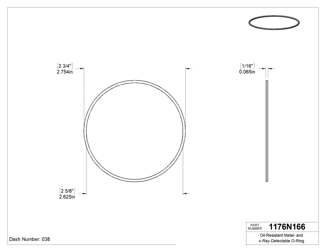 Technical drawing - 1176N166
